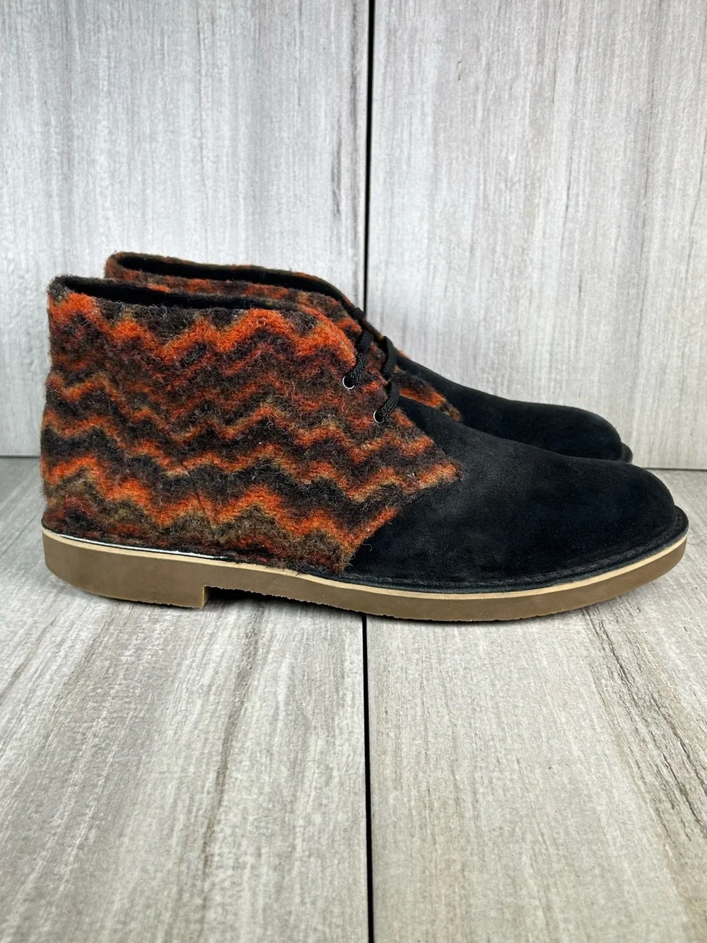 Clarks Bushacre 3 Desert Boot Mid Wool Suede Chukka Ankle Boot Mens Size 12